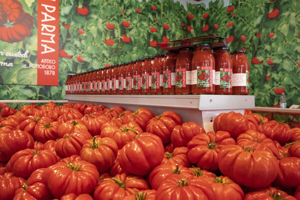 Pomodoro Riccio e passata bio - fiera Cibus Parma